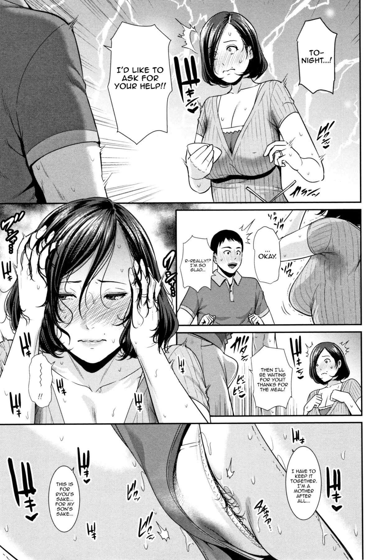 Hentai Manga Comic-Drowning in Sex With Mom-Read-38